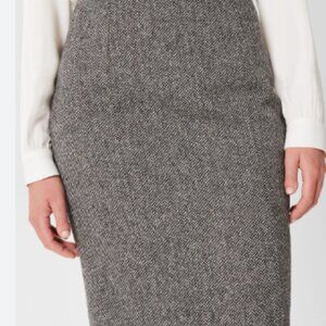 Hobbs -  Herringbone Tweed  Pencil Skirt